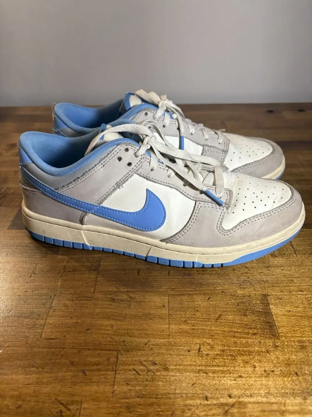 Size 9 Mens Dunk Low University Blue
